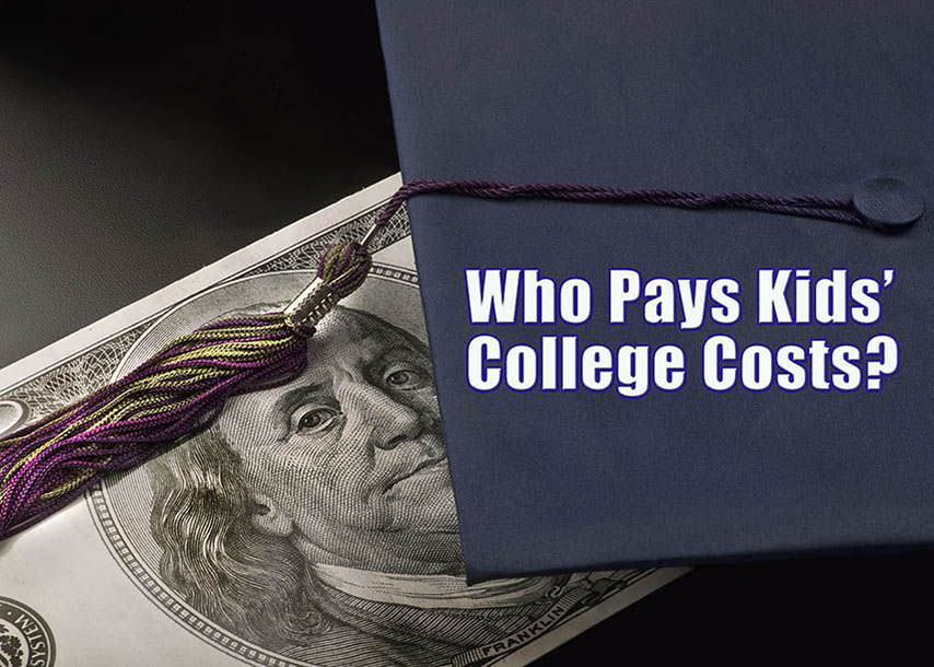 who pays kids college costs in divorce