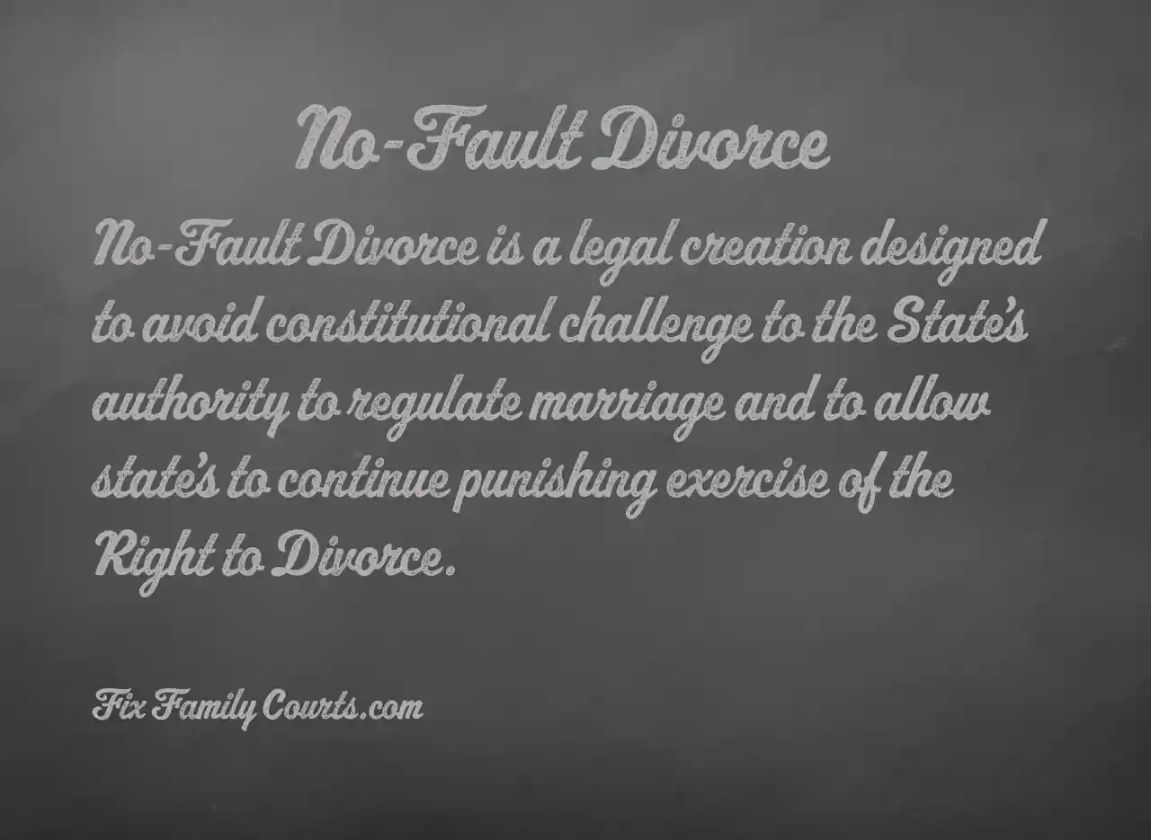 No-Fault Divorce - Palmer Systems Approach